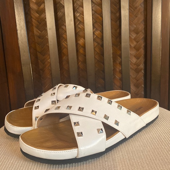 COMFORTVIEW - Gia Studded Sandal White 11W NWOB - Picture 4 of 7